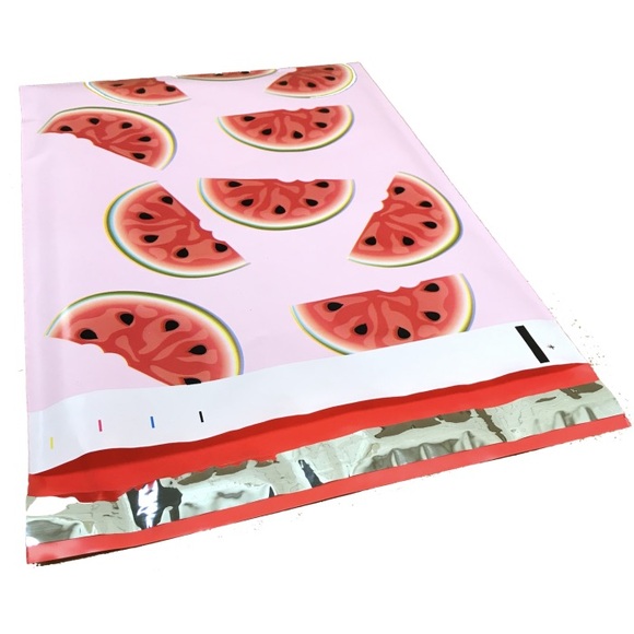 🆑 Watermelon 🍉 Poly Mailers 10x13 Pack of 25 - Picture 4 of 5